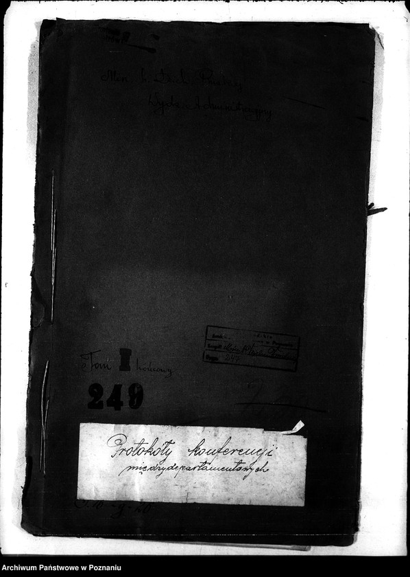 Obraz 4 z jednostki "Protokoły konferencji międzydepartamentowych"