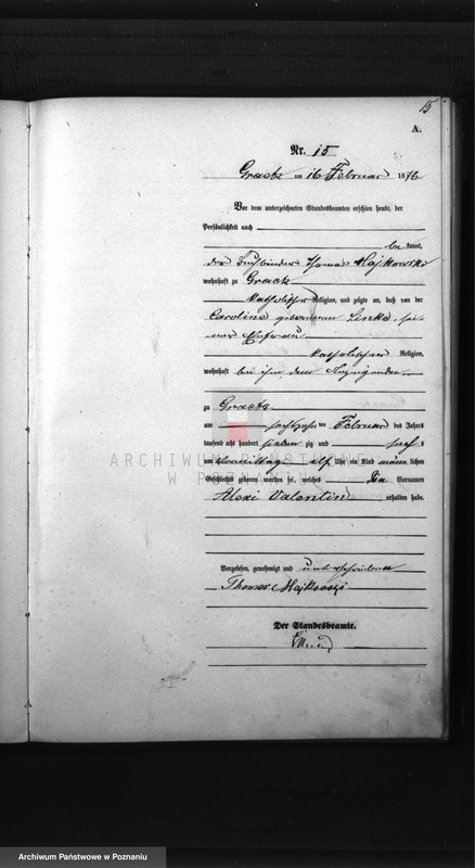 Obraz 16 z jednostki "Księga urodzeń"