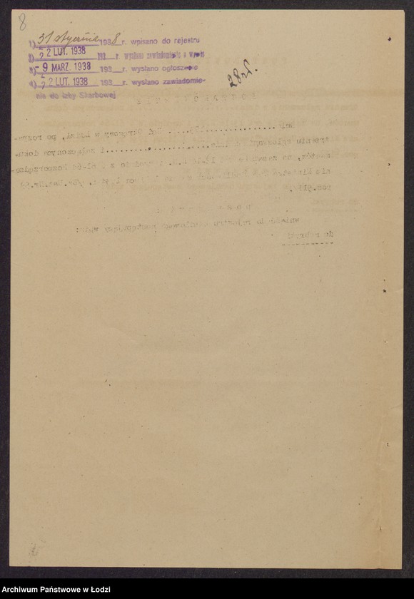 Obraz 10 z jednostki "Icek Łaznowski, Cyrla Edelbaum- sprzedaż odpadków bawełnianych"