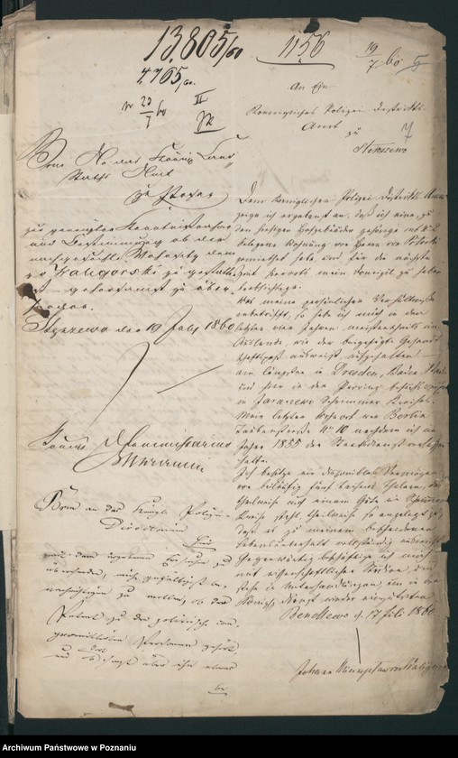 Obraz 10 z jednostki "A. betr. die Familie Waligorski Johann Miroslaus - Anastasius Wladimir"