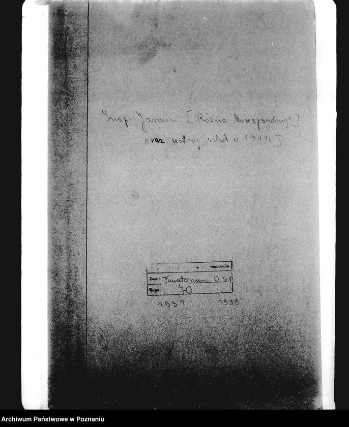 Obraz 4 z jednostki "Inspektorat Szkolny - Jarocin [różna korespondencja oraz ustrój szkół w 1931 roku]"