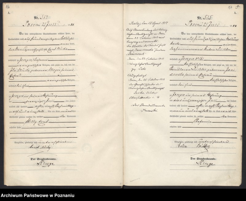 Obraz 12 z jednostki "Księga urodzeń t. II"