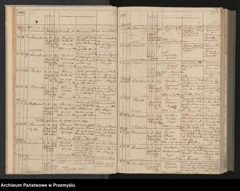 image.from.unit.number "Księga urodzeń, małżeństw i zgonów dla miejscowości Pantalowice"