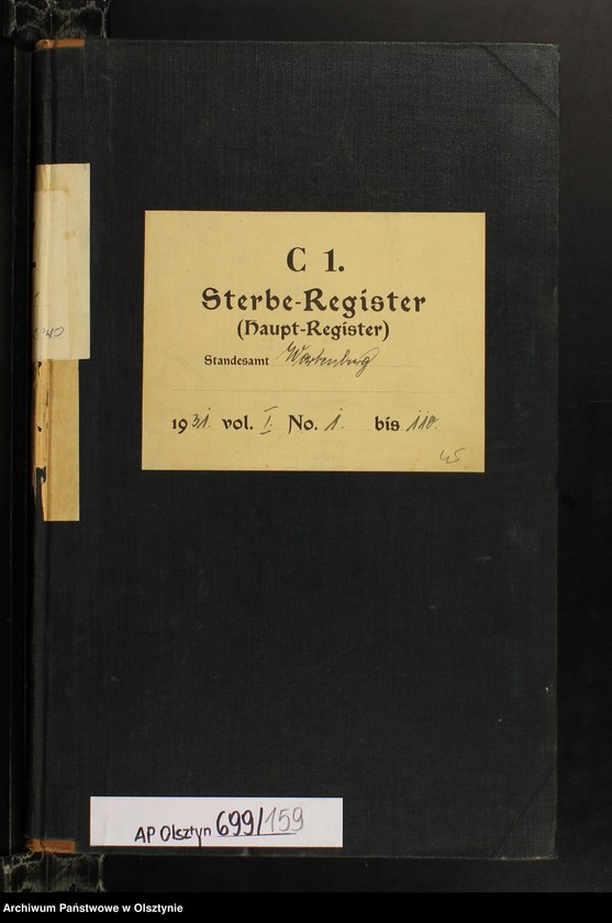 image.from.unit.number "Sterbe-Haupt-Register Nr 1 - 110"