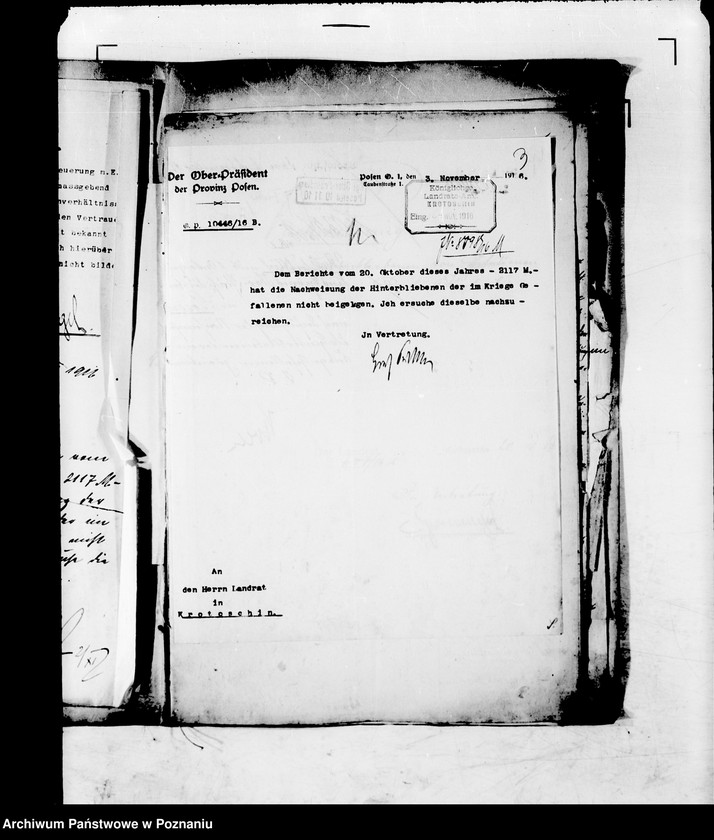 Obraz 7 z jednostki "Anträge auf Bewilligung von Unterstützungen aus der Nationalstiftung."