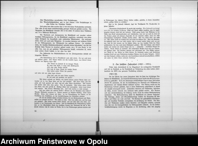 Obraz 20 z jednostki "Magistrats Oppeln. Betrifft: Gesellschaft für Volksbildung"