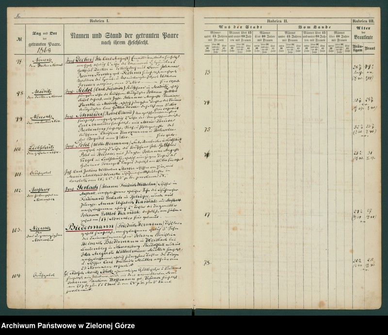 image.from.unit.number "Trauungs - Register 1868 - 90"