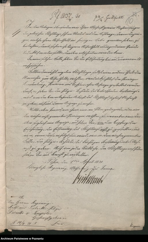 Obraz 12 z jednostki "A. betr. die Behandlung der polnischen Flüchtlinge höheren Standes"