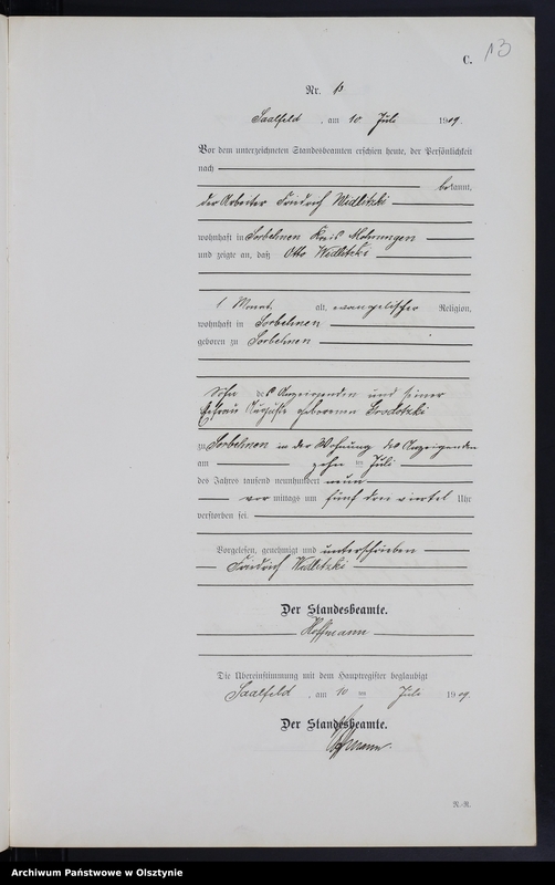 image.from.unit.number "Sterbe-Neben-Register Nr 1 - 26"