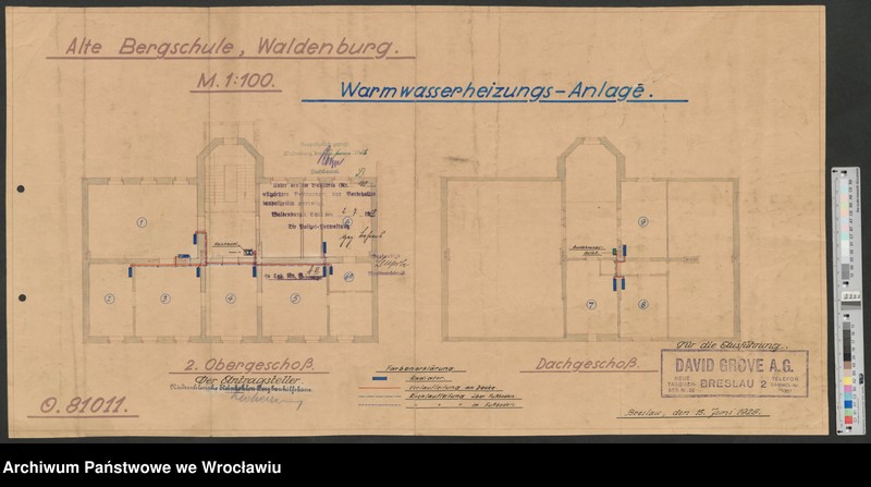 image.from.unit.number "Alte Bergschule, Waldenburg. Warmwasserheizungs-Anlage"
