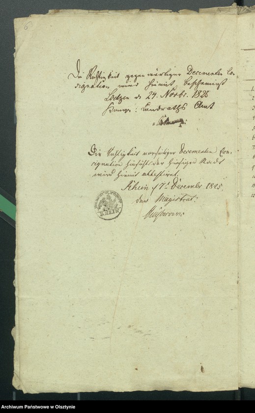 image.from.unit.number "Beläge zur 1824/1825-ten Rheinschen Kirchen Cassen Rechnung"