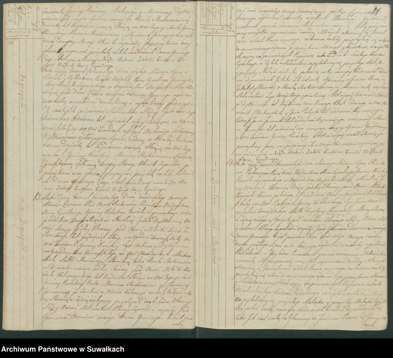 image.from.unit.number "Akta małżeńskie gminy puńskiey od 1-go stycznia do dnia ostatniego grudnia 1818 roku."
