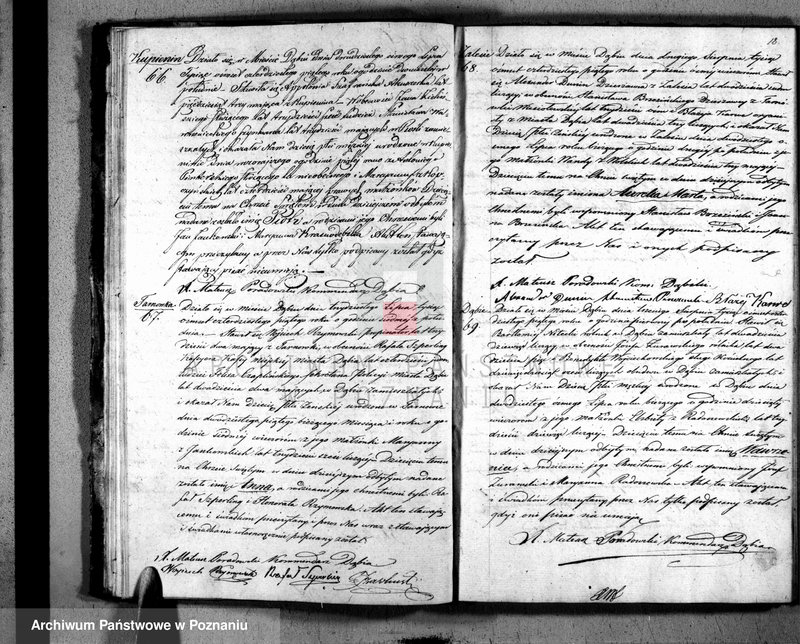 Obraz 19 z jednostki "Duplikat urodzonych, zaślubionych i zgonów"