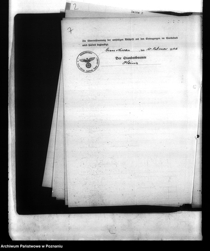 Obraz 11 z jednostki "Wykaz miejscowych Niemców, którzy zginęli w 1939 roku (pow) Thorn (Toruń)"