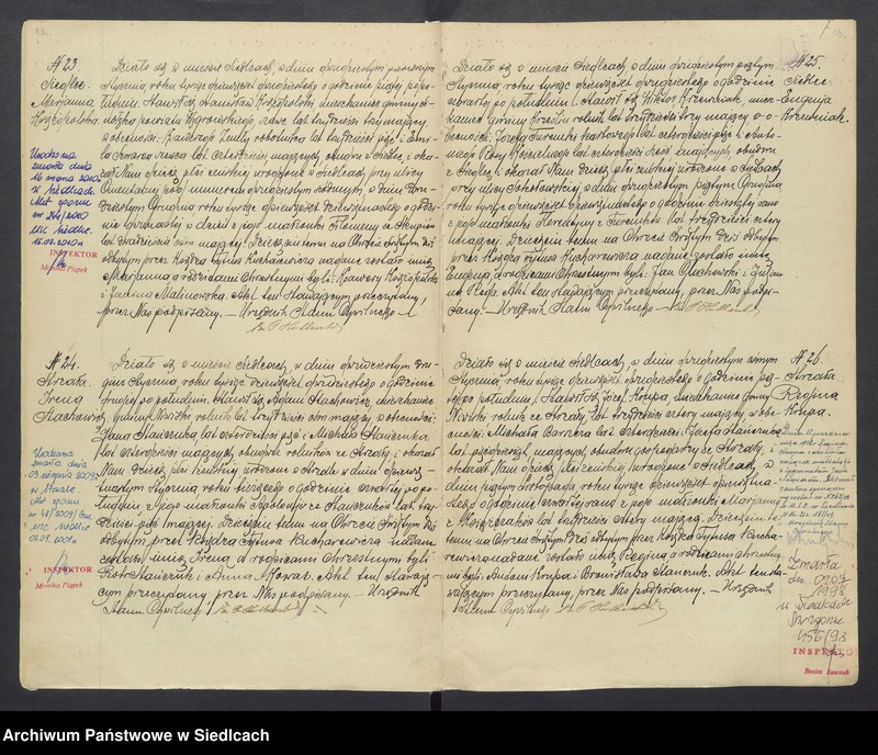 Obraz 10 z jednostki "Akta urodzeń, małżeństw, zgonów"