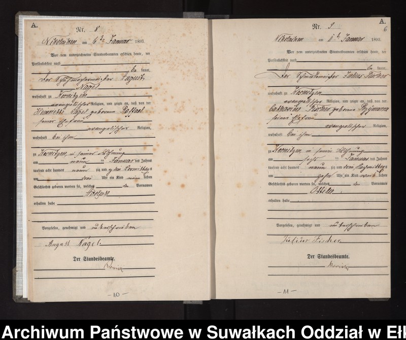 image.from.unit.number "Geburts-Haupt-Register des Königlichen Preussischen Standes-Amtes Nikolaiken Kreis Sensburg"