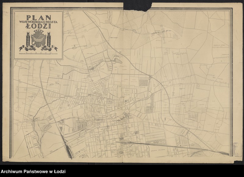 Obraz 1 z jednostki "Plan wojewódzkiego miasta Łodzi"