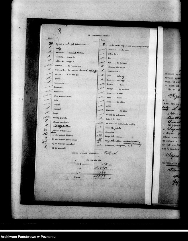 Obraz 12 z jednostki "Szkoła Powszechna Kijewo powiat Środa"