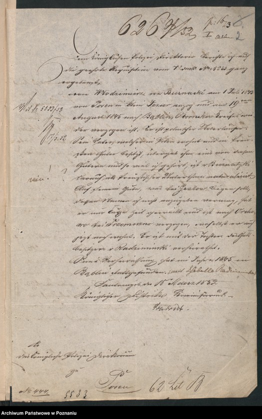 Obraz 6 z jednostki "A. betr. den polnischen Flüchtling Wladislaus /Wladimir/ von Biernacki"