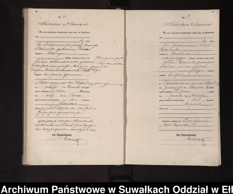image.from.unit.number "Geburts-Haupt-Register des Königlichen Preussischen Standes-Amtes Nikolaiken Kreis Sensburg"