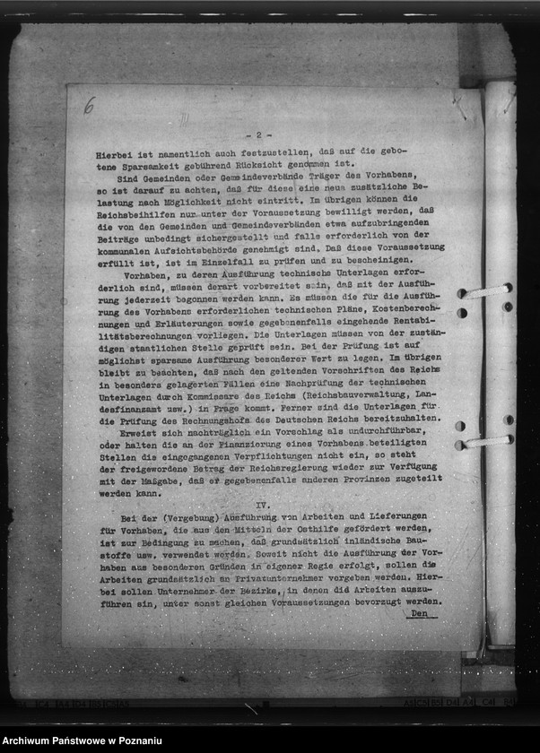 Obraz 10 z jednostki "Zarządzenia i sprawozdania w sprawie wykorzystania kredytów na umocnienie niemczyzny nad granicami państwa"