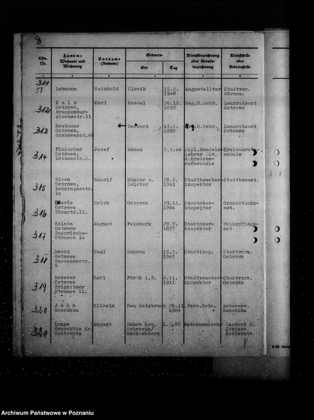 Obraz 14 z jednostki "Podania o odznaczenia dla urzędników z terenu działalności rejencji łódzkiej"