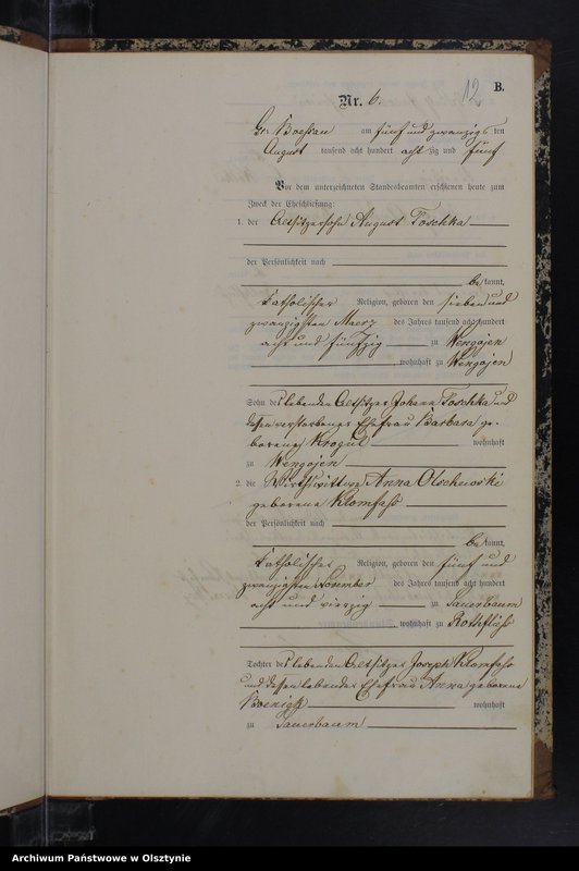 image.from.unit.number "Heiraths-Haupt-Register Nr 1 - 18"