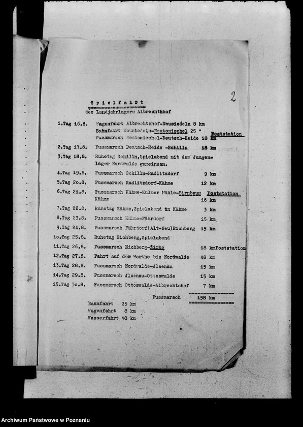 Obraz 6 z jednostki "Grossfahrt im Warthegau. Pläne und Berichte. Allgemeiner Schriftwechsel"