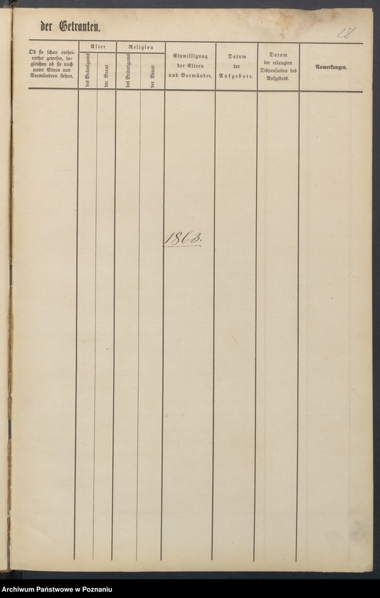 Obraz 17 z jednostki "Duplikat der Taufen, Trauungen, Begräbnisse"