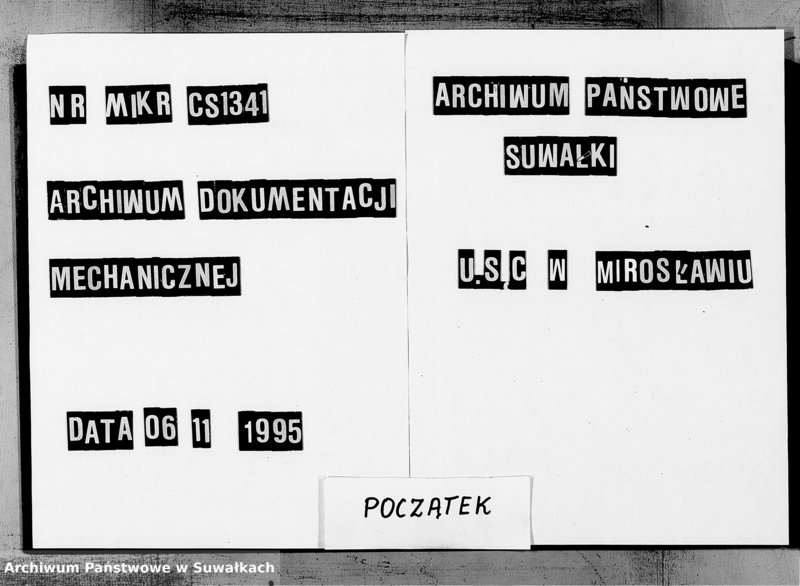 image.from.unit.number "Duplikat o Rodivšichsja Brakosočetavšichsja i Umeršich Miroslavskago Rimsko- Katoličeskago prichoda na 1904 god"