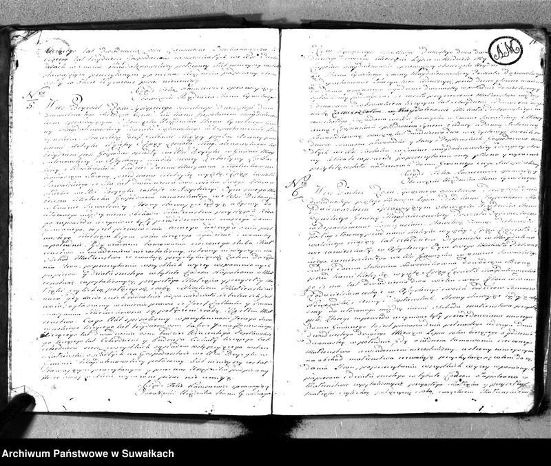 image.from.unit.number "Akta małżeństwa gminy wigierskiey od 1-go maja 1810 do dnia ostatniego kwietnia 1811 roku"