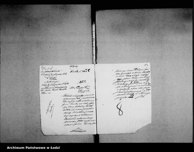 Obraz 12 z jednostki "Akta tyczące się komissoriów"