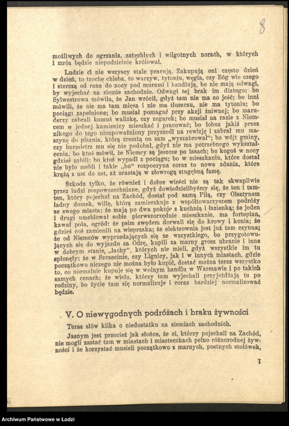Obraz 9 z jednostki ""Życie Gospodarcze" (dwutygodnik - numer specjalny poświęcony gospodarstwu Ziem Odzyskanych), "Prawda o Ziemiach Zachodnich" -Mirosław Bezłuda"