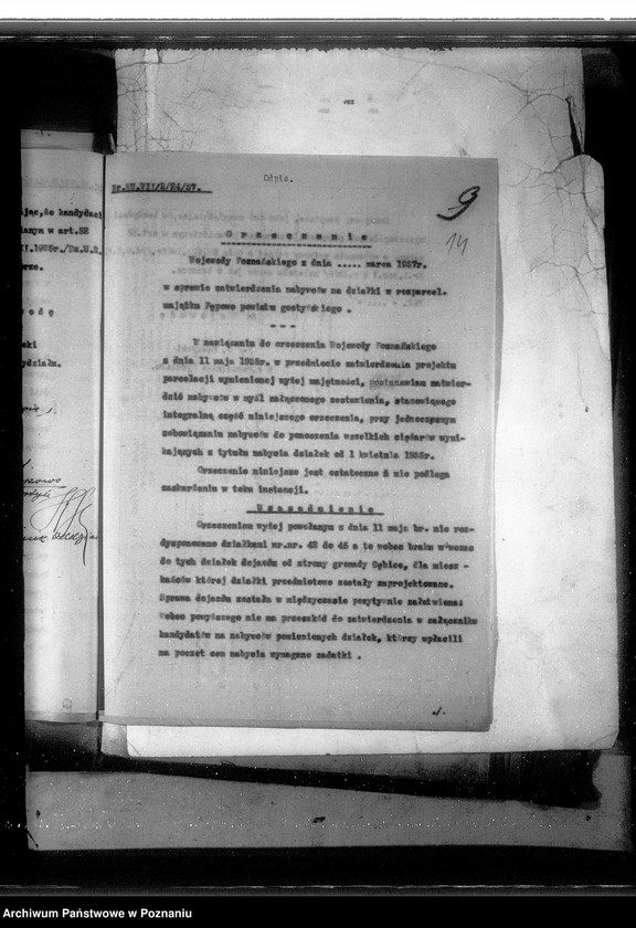 Obraz 18 z jednostki "Postępowanie techniczne przy parcelacji majątku Pępowo powiatu gostyńskiego"