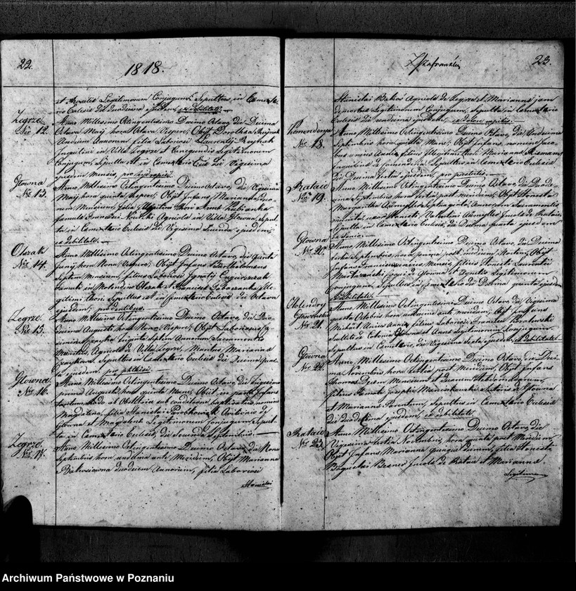 Obraz 15 z jednostki "Duplikat libri baptisatorum, copulatorum, mortuorum"