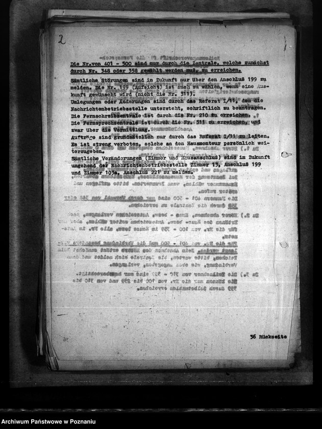 Obraz 6 z jednostki "Reg. Inspektor Linke - Handakte. Aktenplan."