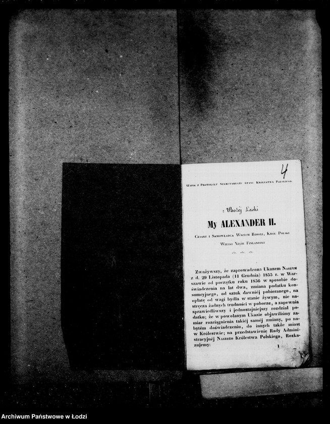 Obraz 8 z jednostki "Akta tyczące się dzierżawy dochodów konsumpcyjnych z początkiem 1860 r. oraz wszelkich w tym przedmiocie urządzeń"
