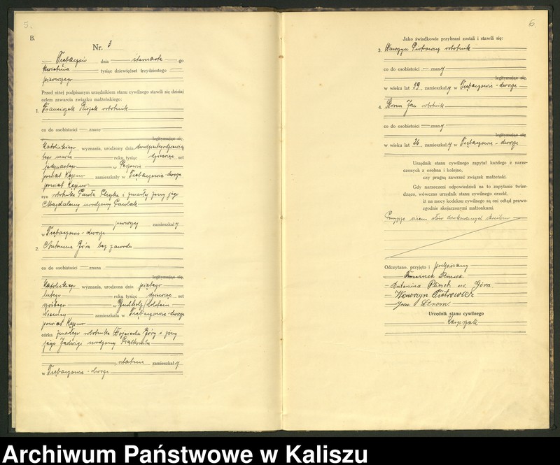 Obraz 5 z jednostki "[Księga małżeństw]"