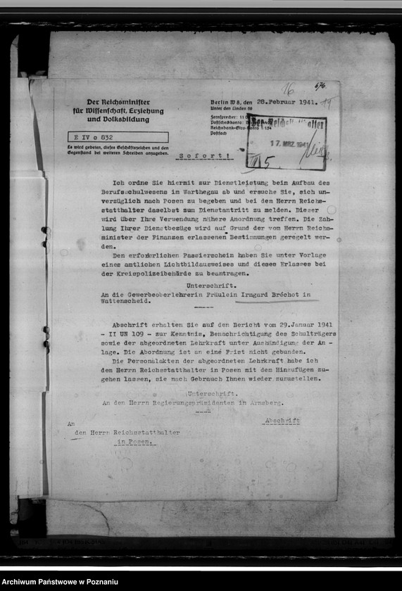 Obraz 20 z jednostki "Gewerbelehramt"