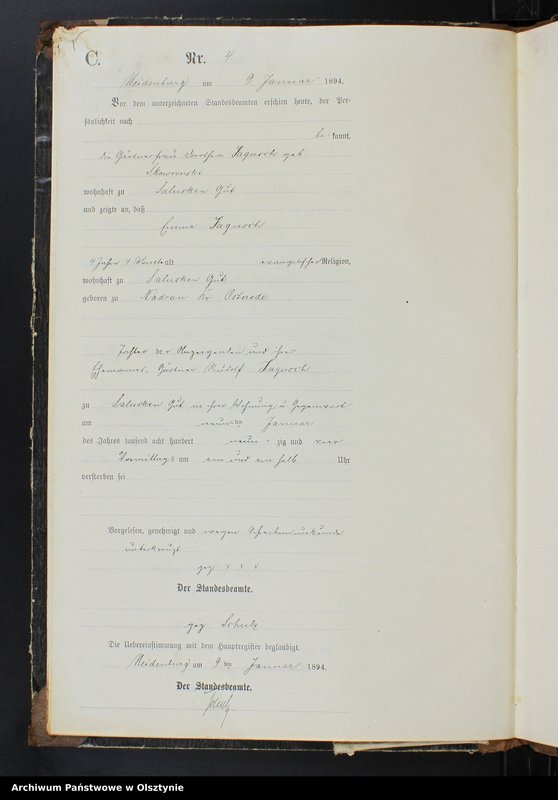 image.from.unit.number "Sterbe-Neben-Register Nr 1 - 71"