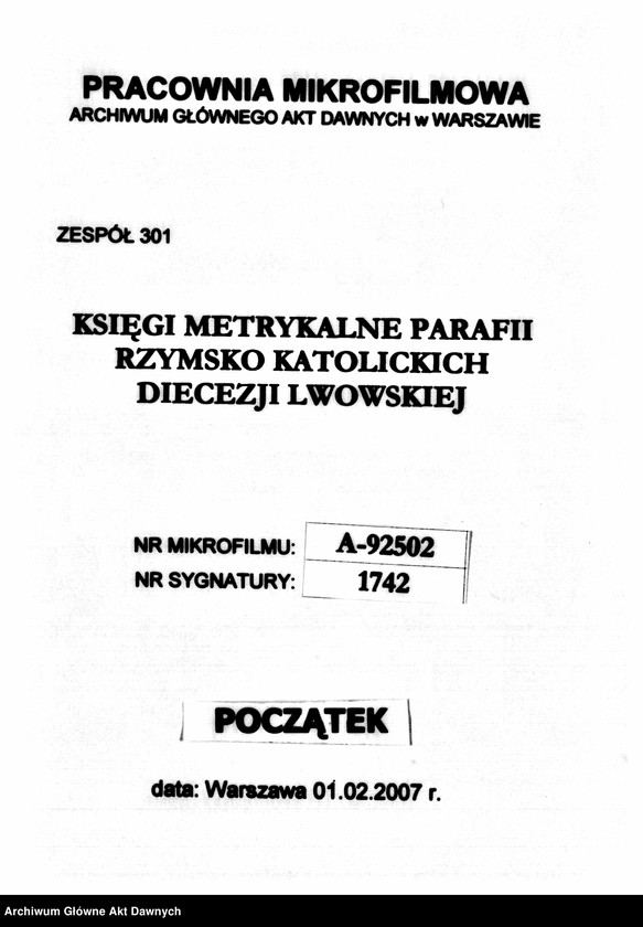 image.from.unit.number "Parafia: Brzozdowce. Dekanat: Świrz. Kopie z ksiąg metrykalnych ur., śl., zg. dla całej parafii (miasto Brzozdowce i wsie)."