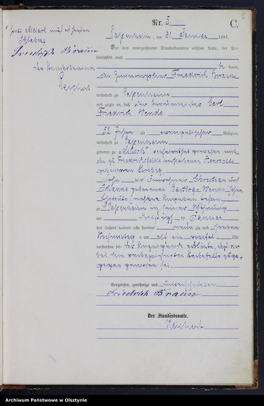 image.from.unit.number "Sterbe-Haupt-Register Nr 1 - 45"