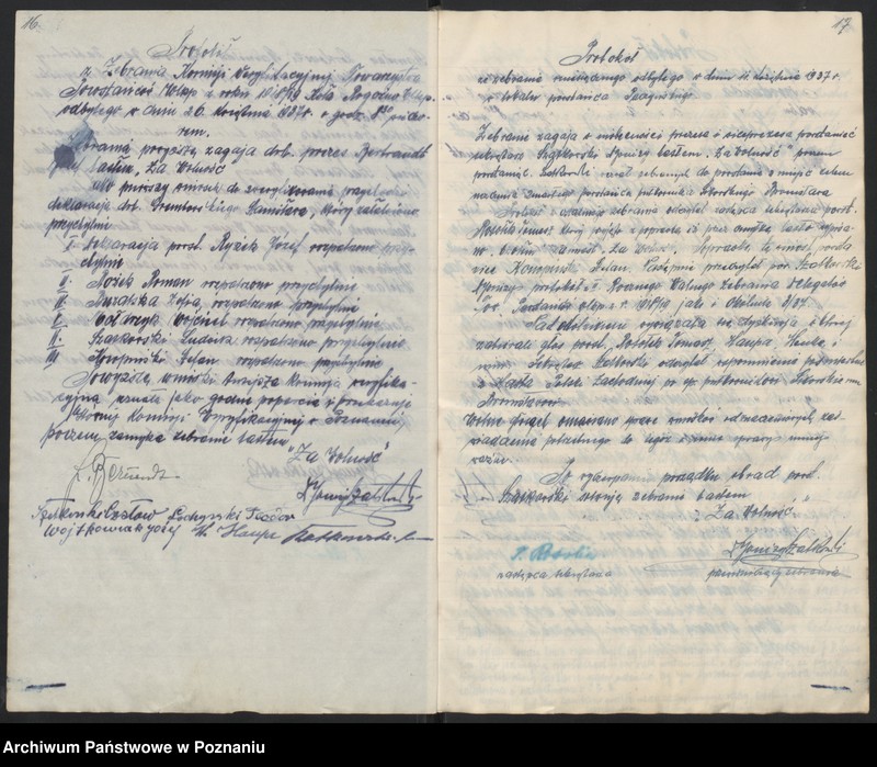 Obraz 12 z jednostki "Rogoźno, powiat Oborniki - akta koła [protokoły zebrań]"