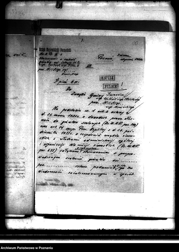 Obraz 14 z jednostki "Regulacja hipoteczna scalonych gruntów Sobiesęki powiatu kaliskiego"