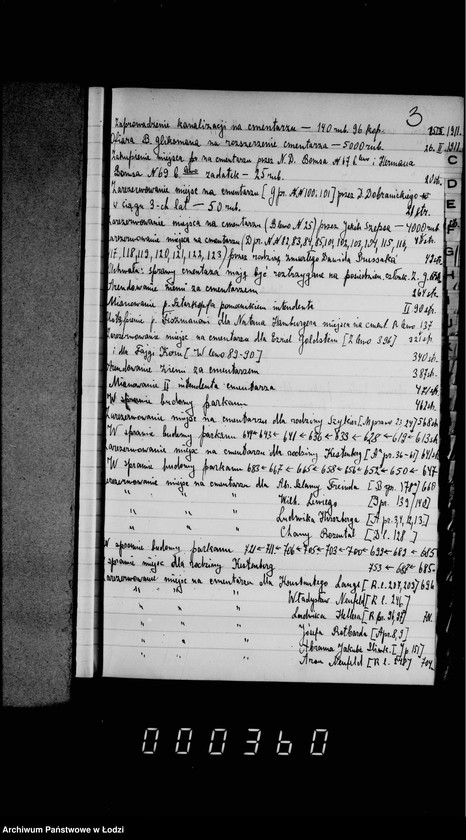 Obraz 7 z jednostki "Skorowidz do księgi protokołów"