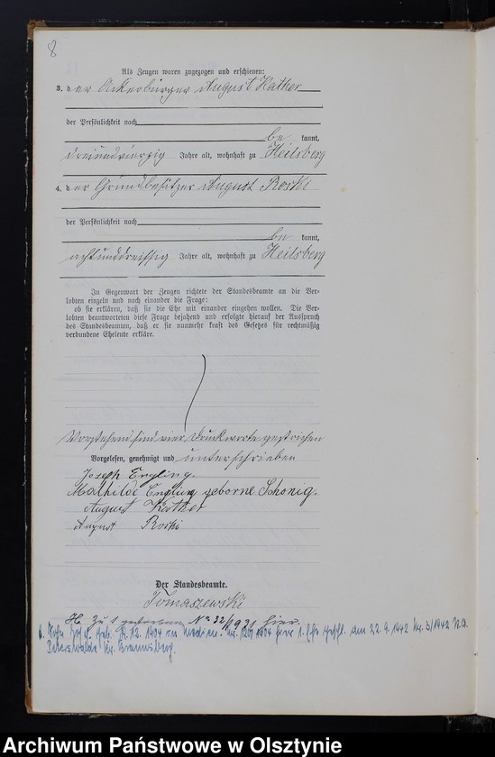 image.from.unit.number "Heiraths-Haupt-Register Nr 1 - 27"