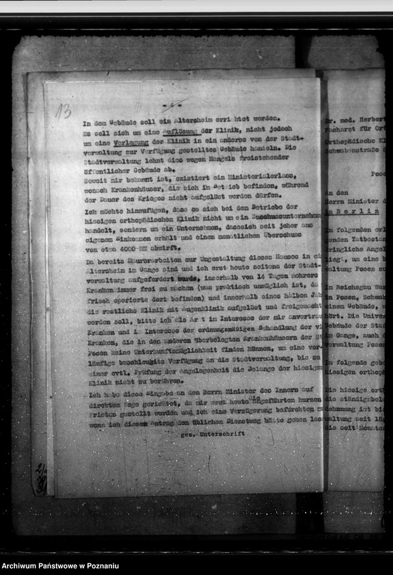 Obraz 18 z jednostki "Krankenhäuser. Verwendung früherer Judenlager"