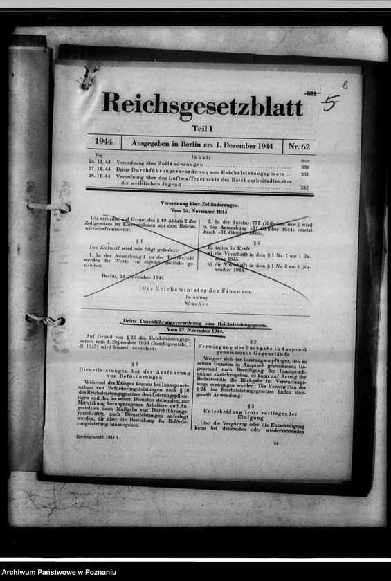 Obraz 12 z jednostki "Reichsleistungsgesetz."