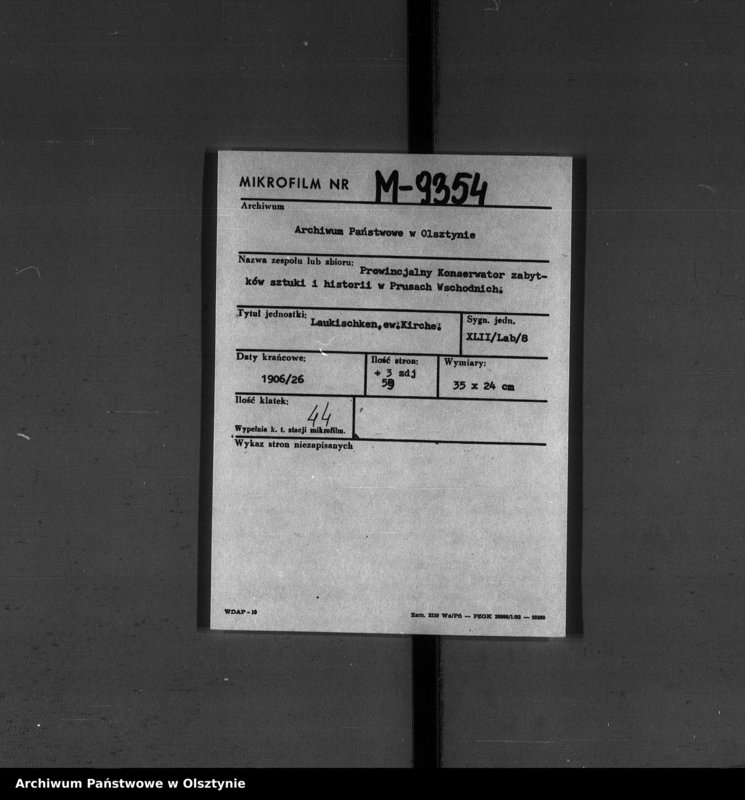 image.from.unit.number "Laukischken, evangelische Kirche"