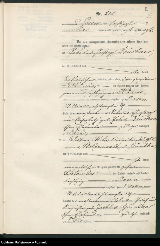 Obraz 18 z jednostki "Księga małżeństw t. II"